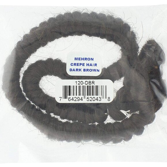 Makeup Crepe Hair | Fake Hair for Special Effects Makeup, Theatre, Stage & Scree - Picture 3 of 5